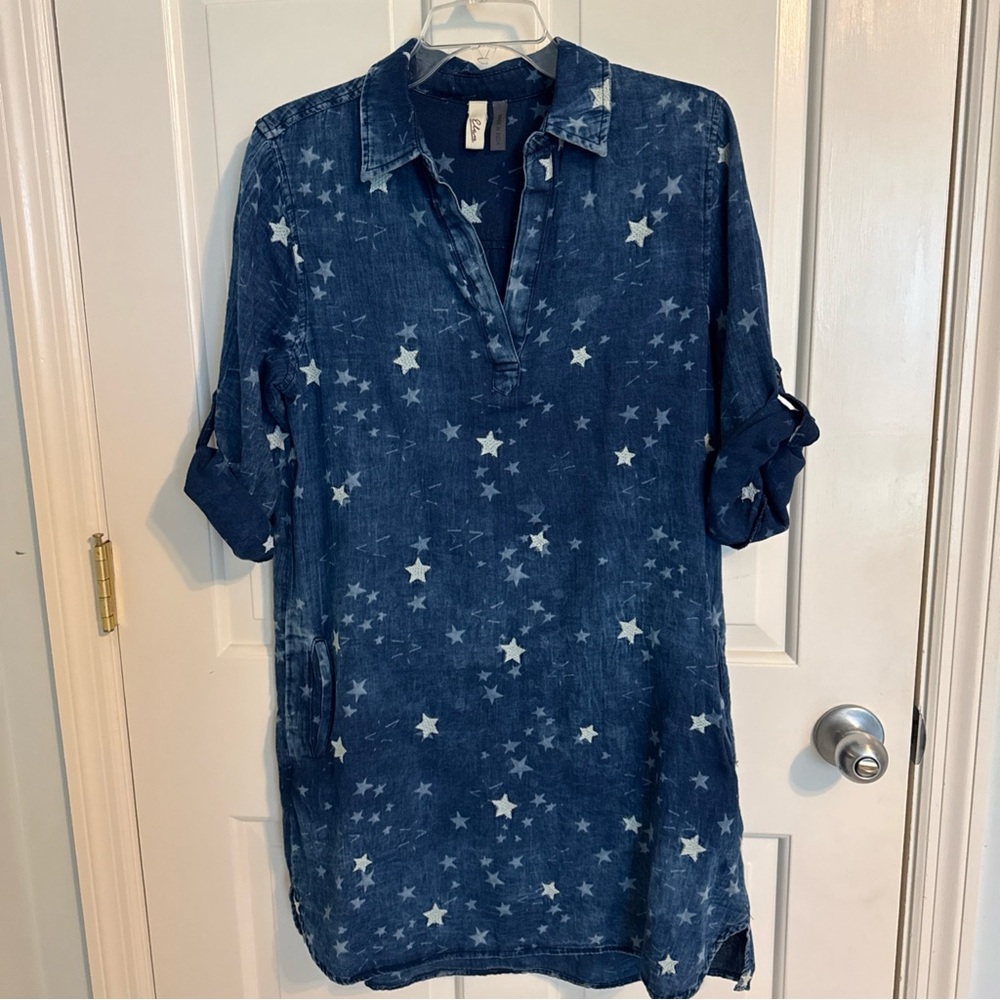Elan Starry Night Shift Dress